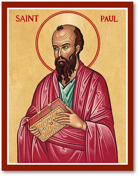 Saint Paul Icon Magnet Monastery Icons Paul The Apostle Saint Paul