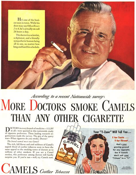 More Doctors Smoke Camels The Evolution Of Cigarette Advertising