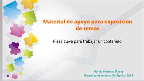 Material De Apoyo Para Exposición De Temas By Marcia Martínez