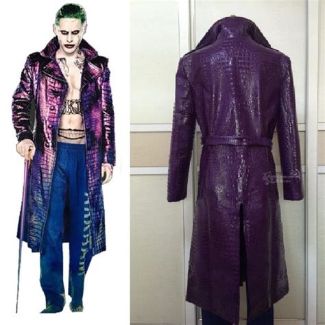 Joker Jacket Suicide Squad Jared Leto Harley Quinn Costumes Jackets The