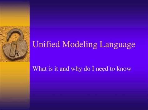 Ppt Unified Modeling Language Powerpoint Presentation Free Download