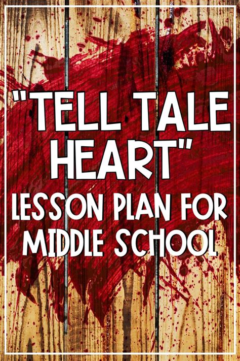 Edgar Allan Poes Tell Tale Heart Lesson Plan Heart Lesson Plan