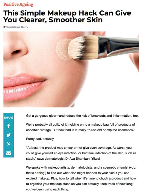 Ava Md Press This Simple Makeup Hack Can Give You Clearer Smoother