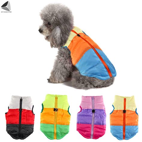 Sixtyshades Winter Warm Dog Jackets Waterproof Padded Zipper Dog Vest