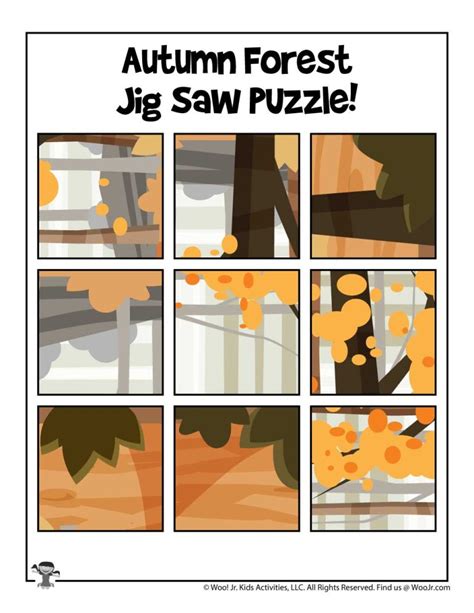 Fall Cut And Paste Activity Pages Woo Jr Kids Activities Children