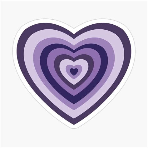 Pin By Janis Bronlet On Valentines Day In 2021 Purple Sticker Stickers Heart Sticker