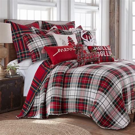 Christmas Quilt Red Plaid The Lettered Cottage The Lettered Cottage