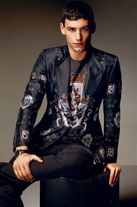 Dolce And Gabbana Menswear Fw 2014 15 With Mariano OntaÑon Male Models