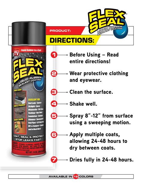 Buy Flex Seal Aerosol Liquid Rubber Sealant Coating 14 Oz Black