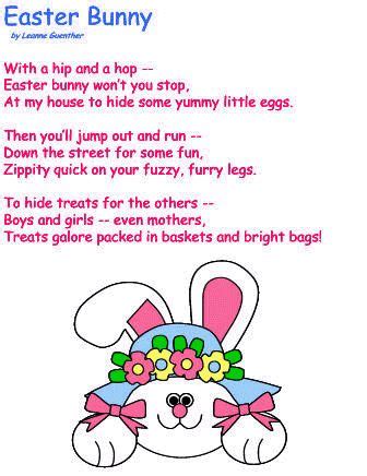 Funny easter Poems
