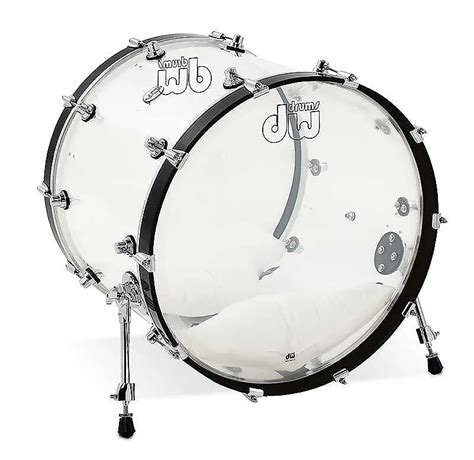 Dw Design Series Acrylic 18x22 Bass Drum Reverb
