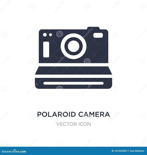 Polaroid Camera Icon Trendy Polaroid Camera Logo Concept On White