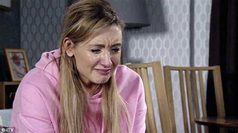 Corrie Spoiler Catherine Tyldesley Cried Over Aidan Connor Storyline