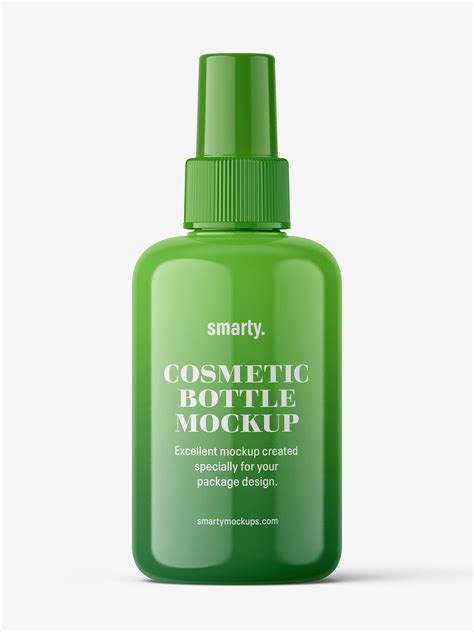 Download Spray bottle mockup / glossy - Smarty Mockups