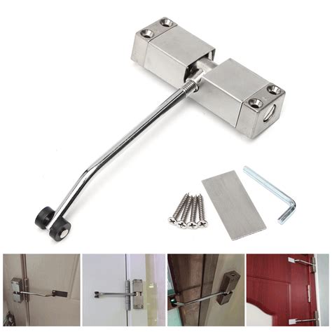 Stainless Steel Adjustable Surface Mounted Automatic Spring Closing
