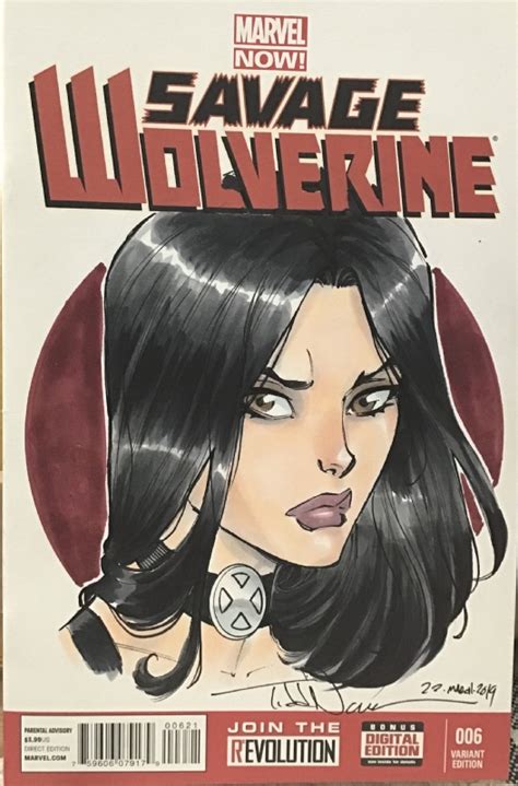 X 23 Wolverine Daughter In Rodney Stockhams C2e2 Chicago Comic Art