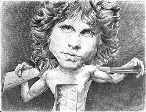 Jim Morrison By Salnavarro Famous People Cartoon Toonpool