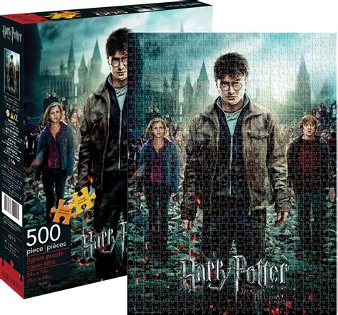 Harry Potter Deathly Hallows Part Ii 500 Pieces Aquarius Puzzle