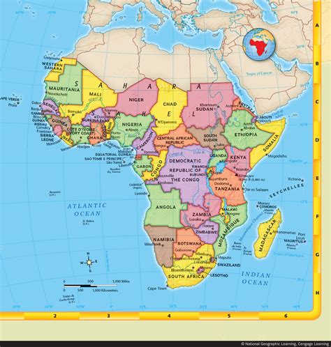 Elgritosagrado11 25 Awesome Sub Saharan Africa Political Map Quiz