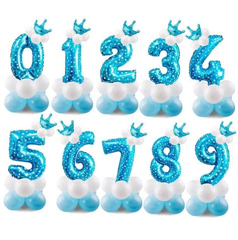 Number Party Balloons