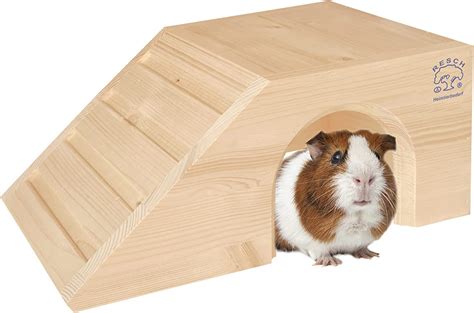 Resch No01 Guinea Pig House Smallnatural Solid Wood Made Of Spruce