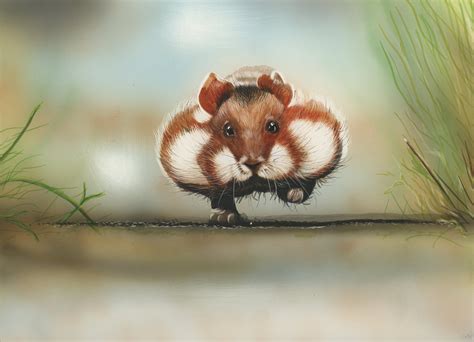 817441 Hamsters Painting Art Rodents Run Rare Gallery Hd Wallpapers