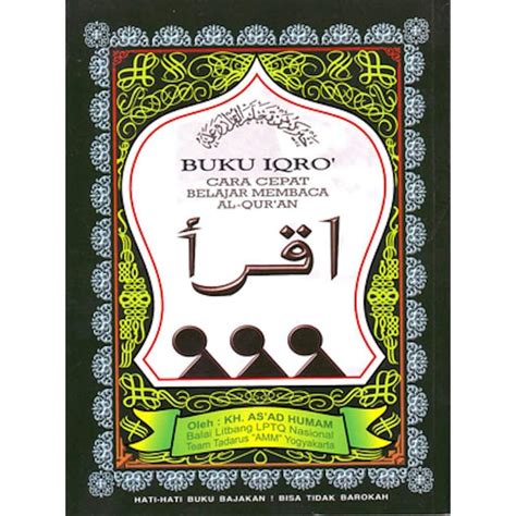 Paket 5 Buku Iqra Besar Jilid 1 6 Mudah Belajar Al Quran Buku Iqro