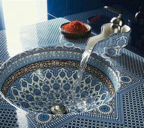 Persian Bathroom Sink Design Moroccan Interior Design Moroccan Sink