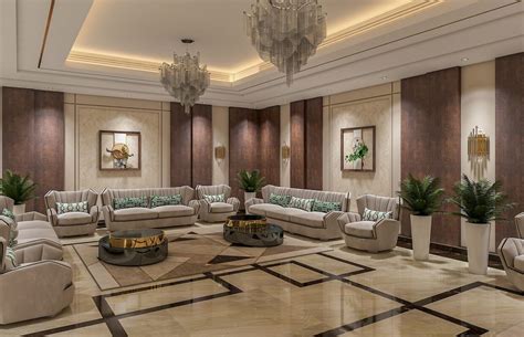 Luxury Contemporary Villa Interior Design Riyadh Saudi Arabia Cas
