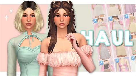 BEST CC FINDS Sims 4 Custom Content Haul Maxis Match YouTube