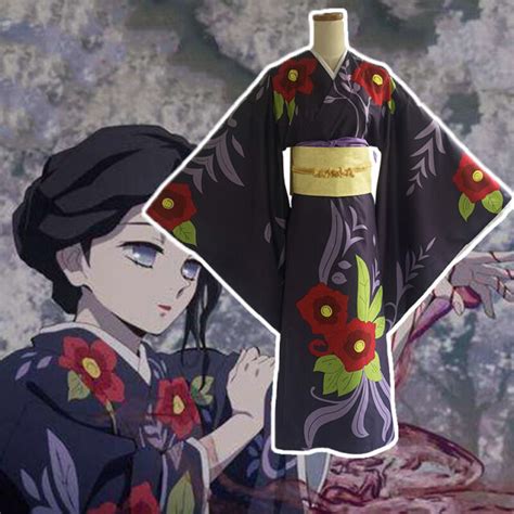 Anime Demon Slayer Kimetsu No Yaiba Cosplay Costumes Tamayo Kimono