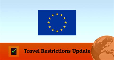 Considers using roadblocks to discourage people from leaving. EU Covid19 Travel Update - Travel Restrictions App