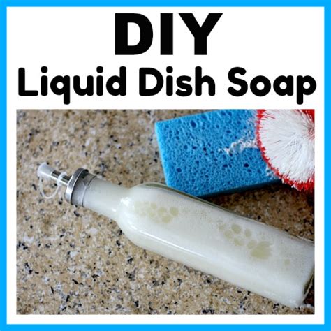 Diy Liquid Dish Soap All Natural Homemade Soap