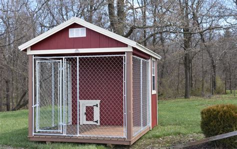 Outdoor Single Dog Kennel Archives Derksen Portable Buildings