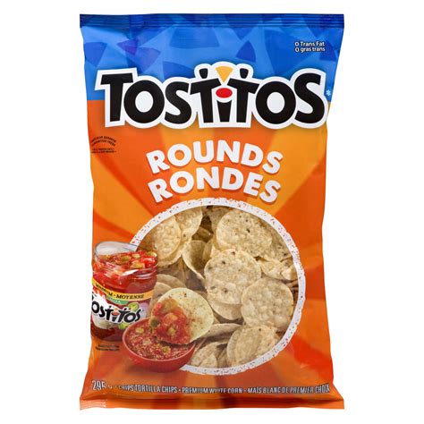 tostitos rounds premium white corn tortilla chips 295 g powell s