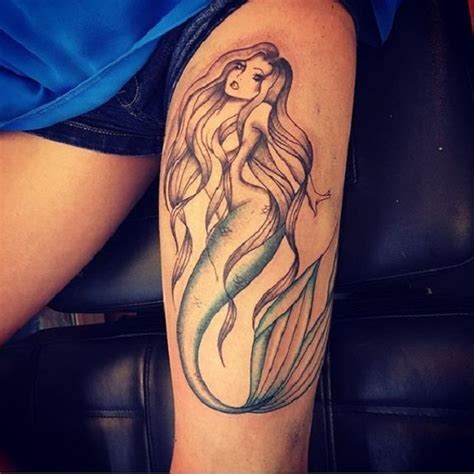 Attractive And Unique Mermaid Tattoos For Women With Their