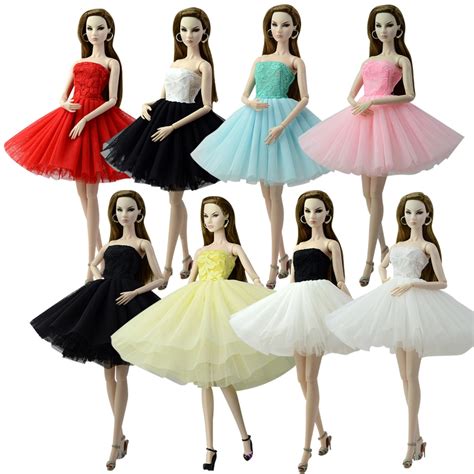 Nk One Set Doll Clothes Dress Fashion Skirt Party Gown For Barbie Doll Girl Best T G036 Jj In
