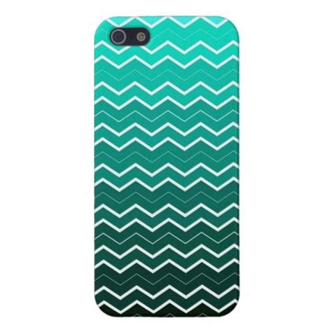 Girly Teal Ombre Chevron Cover For Iphone 5 Ombre Chevron Iphone 5