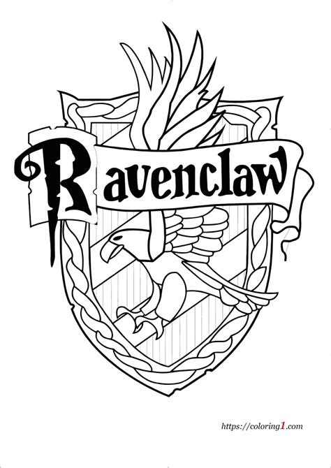 Harry Potter Ravenclaw Coloring Pages 2 Free Coloring Sheets 2021