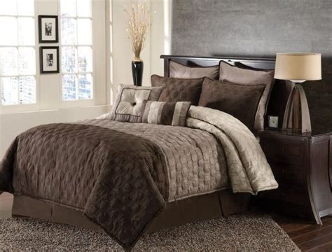 8pc Hammel Taupe Brown Comforter Set Size King Comforter Sets