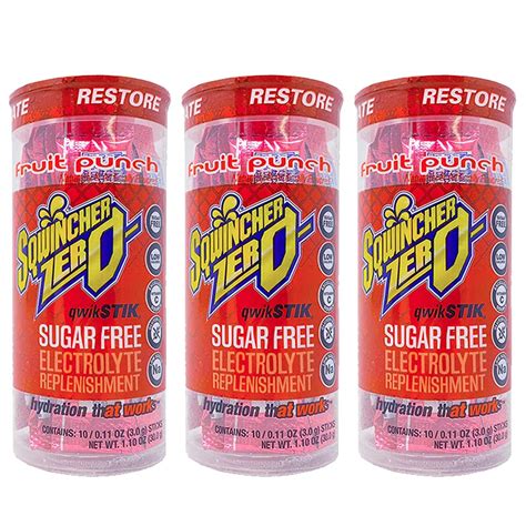 Buy Sqwincher Zero Qwik Stik Sugar Free Electrolyte Powdered Drink Mix