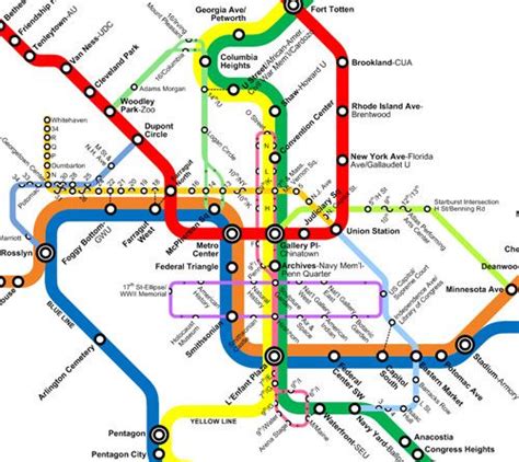 Greater Greater Washingtons Dc Metro Circulator Map