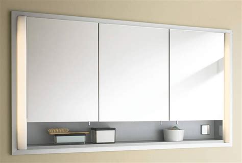 Duravit 1200mm 3 Door Mirror Cabinet And Wooden Opened Shelf Lm970803737