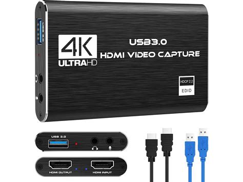 4k Audio Video Capture Card Usb 30 Hdmi Video Capture Device Full Hd