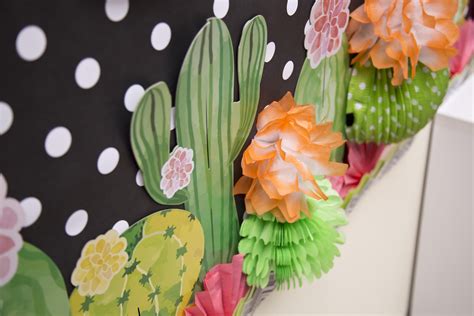 Create An Adorable Cactus Themed Bulletin Board This Year To Display