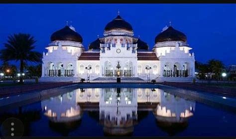Masjid Raya Baiturrahman Aceh Indonesia Islamic Architecture Art And
