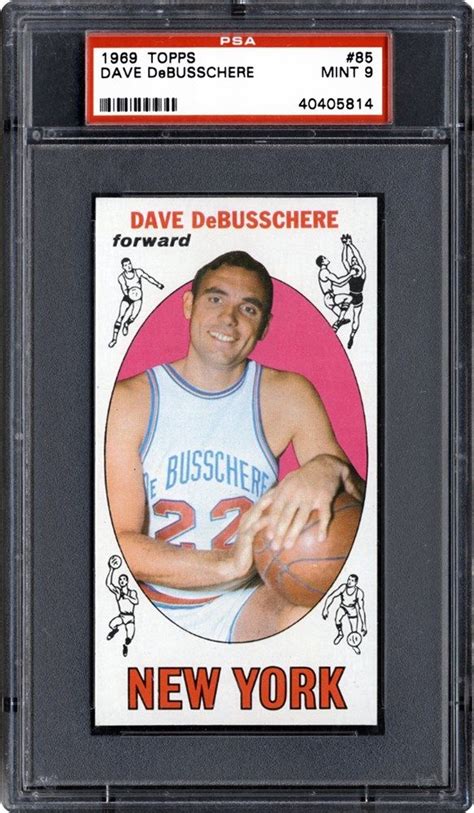 Check spelling or type a new query. 1969 Topps Dave Debusschere PSA 9 | Basketball card, Basketball cards, Basketball