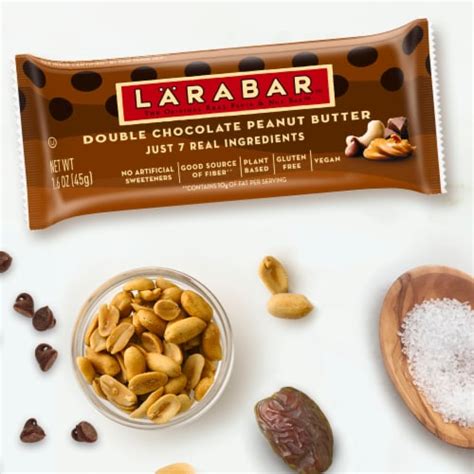 Larabar Double Chocolate Peanut Butter Fruit And Nut Bars 8 Ct 1 6