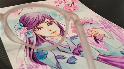 How To Paint Anime With Watercolors Using Cheap Watercolors
