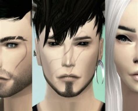 Scars Set Sims 4 Facepaint